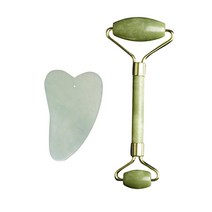 1PC 더블 헤드 페이셜 마사지 롤러 옥 얼굴 리프팅 슬리밍 바디 헤드 목 마사지 롤링 옥, 03 C