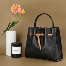 마리엔코코 S 가죽 토트백 가방_8913_KB