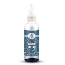 쪽염색 천염색물감 패브릭 섬유 모자 2g100ml 염료 직물 섬유 염색 DIY 의류 넥타이 코튼 린넨 다기능 안료, 08 acid blue