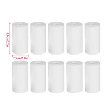 카드단말기용지 57x25mm 10 롤 카메라 감열지 방수 인쇄 영수증 용지 금전 등록기 시트 사무실 프린터 액세, 한개옵션0