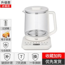 전기약탕기 달이기 타이머 추출기 증류기 홍삼내리는기계 중탕기 미니 대용량 중탕기 차탕기, 화이트 필터 모델