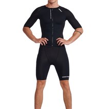 [2XU] Aero Tri Sleeved Top / 9 Inch Short SET 2XU 철인3종 경기복, BLACK