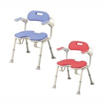 케어맥스 고급형 접이식 목욕의자 IU, 블루, 1개