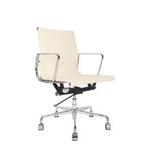 임스체어 eames chair 디자이너 사무실 디자인 컴퓨터 고급 1인용 사무용 오피스 의자 명품 가죽 인테리어 EA117 휘게 체어, 인조가죽(PU) - 아이보리