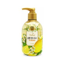 [유니크앤몰] 온더바디 더 내추럴 순한핸드워시 300ml 산뜻 레몬버베나, 1개