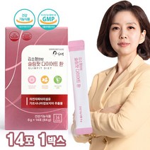 김소형 원방 슬림핏 다이어트 환 가르시니아 캄보지아 차전자피 식이섬유 체지방 감소 배변 원활 보조제 14포, 1박스