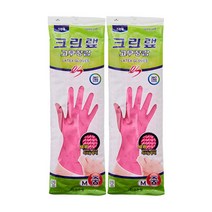 크린랩 ES 고무장갑 (중) 35CM 라텍스 이중코팅 주방용품 설거지/세차/다용도/만능 랲 추천, 2개, 중(M)