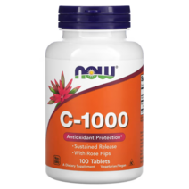 나우푸드 비타민 vitamin C 씨 1000 100 정 타블렛 로즈힙 파우더 함유, 1개, 기본