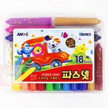 기타 [03361] 프리미엄크레파스 파스넷 18색[2A-11] 1개 랜덤발송, 단품