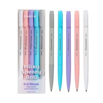동아 밀키 스피디볼 0.5mm 5색 세트, 3개