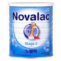노발락 분유 2단계, 800g, 8개