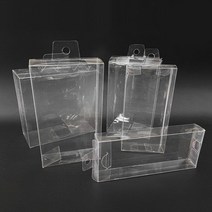 PVC 투명 사각 케이스 4호 벌크포장 선물포장 박스, 본상품선택