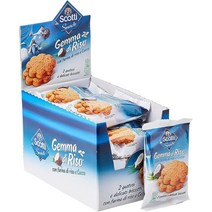 Riso Scotti 리소 스코티 Gemma di Roso 젬마 디 로소 라이스 코코넛 비스킷 35g 15개입