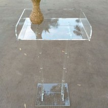 강대상 교탁 강연대 아크릴 투명 연단 리셉션 식당카운터 a08, 조명이 없는 G형