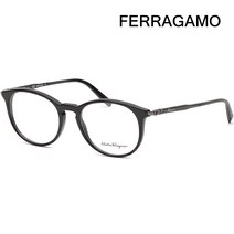페라가모 안경테 SF2823 001 명품 동그란 뿔테 블랙