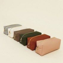 [천삼백케이] [데이리브] 오피스 가죽 필통6color, 인디핑크