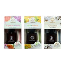 불스원 그라스 디퓨저 차량용 방향제 45ml 3종, 01 불스원 그라스 자몽/피오니 45ml
