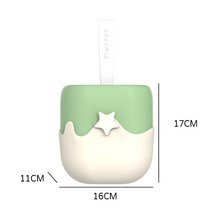 걸이형 아이스크림 고양이삽 고양이 모래삽, 그린 화이트