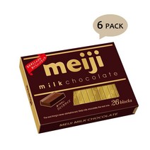 일본 Meiji 메이지 밀크 초콜릿 120g 6팩 Meiji milk chocolate BOX