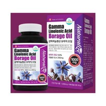 네추럴라이즈 감마리놀렌산 보라지 오일 1000mg x 180캡슐 혈중콜레스테롤개선, 1box