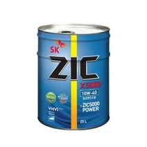 당일발송 SK 지크 X5000 10W40 (ZIC X5000 10W40) 중대형 디젤차량 건설 중장비 프리미엄 엔진오일 20리터