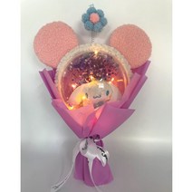 산리오 인형 LED 조명 꽃다발