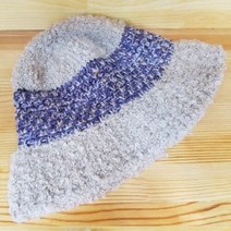 기타 [애슬릿] 배색 뽀글이 니트 커플 버킷햇 벙거지