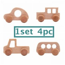 펠렛제조기 펠렛기계 1 PCS 나무 장난감 위한 유기 너도밤 자동차 몬테소리 딸랑이 두뇌 수제 공예 선물 블록, CAR SET