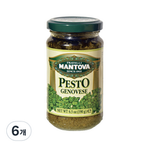 만토바 바질 페스토 제노베제, 6개, 190g
