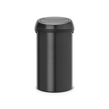 브라반티아 brabantia Brabantia Large Kitchen Touch Bin 60 L - Matt Black 152654, 60litre, Schwarz