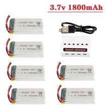 3.7v 1800mAh Lipo 리포배터리 쿼드콥트 ky601s syma x5 x5s x5c x5sc 배터리리필, 푸른