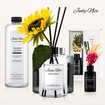 쥬디니스 대용량 디퓨저 리필 100ml/500ml/1000ml 스틱포함 실내 디퓨져 방향제 화장실, 투명500ml x1, 화이트머스크