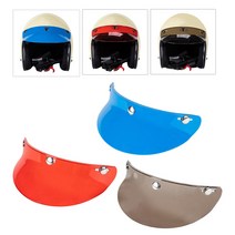 소두핏 3스냅 헬멧 바이저 피크 오픈 페이스 썬 프로텍터 15cm x, 한개옵션0
