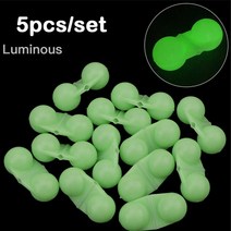 낚시 작살 수중 촉 해루질 물고기 바다 스피어건 5 개/대 낚시대 경보 극 팁 클립 빛나는 벨 트윈 콩 알람 경고 반지 태클 액세서리 도구, [01] 1pc Luminous