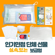 [보급형방역키트] 방역물품/방역용품/방역키트/KF94/마스크/소독티슈[한나s] 방역세트, 4 TYPE