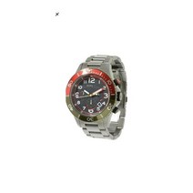 [해외]명품마크제이콥스시계70015630 MARC JACOBS GUNMETAL SMOKE ROCK GREEN ABD RED BEZEL BRACELET WATCH