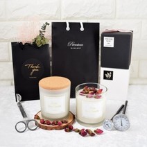 캔들이케아 이필모 향초만들기 9oz DIY 소이캔들세트, 추가상품 - 01.로즈골드 엔틱 메탈스티커