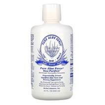 Herbal Answers 퓨어 알로에 포스 리퀴파이드 알로에 베라 리프 32 액량 온스 (946 밀리리터)