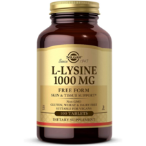 솔가 L 라이신 L-Lysine 1000mg 100정 (부모님 가족 선물 영양제)