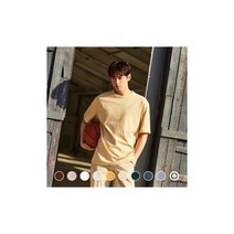 지오다노 남 릴랙스 헤비코튼 저지 라운드 티셔츠 023530 1034836
