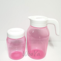 타파웨어 다담자 3L (피처뚜껑) 핑크 물통 담금주통 캐니스터 (1.5L 별도구매)
