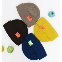 포인트 숏비니 겨울모자 대머리 남성비니 골무비니 라벨