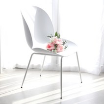 THEJOA 더조아 카페의자 인테리어의자 식탁의자 이케아st의자, 튤립체어-화이트