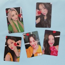 아이돌 포토카드 ITZY 잇지 체크메이트 팬 컬렉션용 엽서 5 장세트, CHINA, A