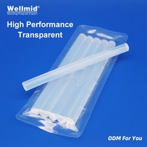 글루건 11mm × 5 개 반투명 핫멜트 건 글루 스틱 히트 피스톨 접착제 Araldite DIY 도구 수리 합금 액세서리, 150mm5PcsClear, 01 11mm_01 150mm5PcsClear