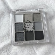 9 색 블랙 스모키 팔레트 쿨 톤 아이섀도우 매트 글리터 아이 섀도우 피그먼트, [01] 1 Piece 9 Colors