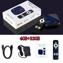 HAKO 프로 스마트 TV 박스 안드로이드 11 Amlogic S905Y4 4GB TVBOX 구글 인증 지원 넷플릭스 AV1 돌, 02 4GB 32GB_01 미국 플러그