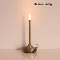 멜로우버디 감성캠핑 윅랜턴 LED 조명 호롱불 wick, 브론즈
