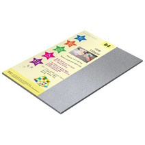 종이문화 얇은펄지 트윙클스타 120g B4 No.4 은색 60매