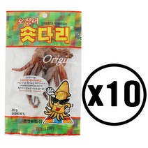 한양식품 오징어 숏다리, 20g, 10개